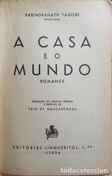 Libros: TAGORE. (Rabindranath) - A CASA E O MUNDO. - Foto 2