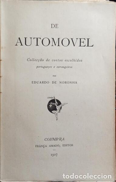 Libros: NORONHA. (Eduardo de) e outros. - DE AUTOMOVEL. - Foto 2