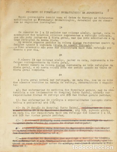 Libros: MACHADO. (Iva) - PROJECTO DO FORMUL&Aacute;RIO BROMATOL&Oacute;GICO. - Foto 1