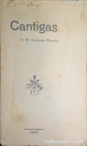 Libros: CARDOSO MARTA. (Manuel) - CANTIGAS. - Foto 1