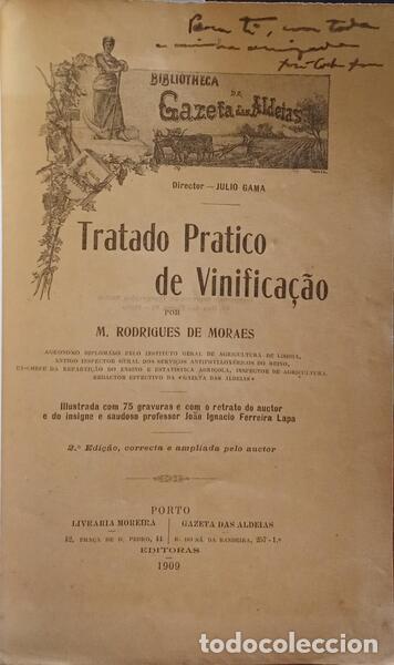 Libros: RODRIGUES DE MORAES. (M.) - TRATADO PRATICO DE VINIFICA&Ccedil;&Atilde;O. - Foto 2