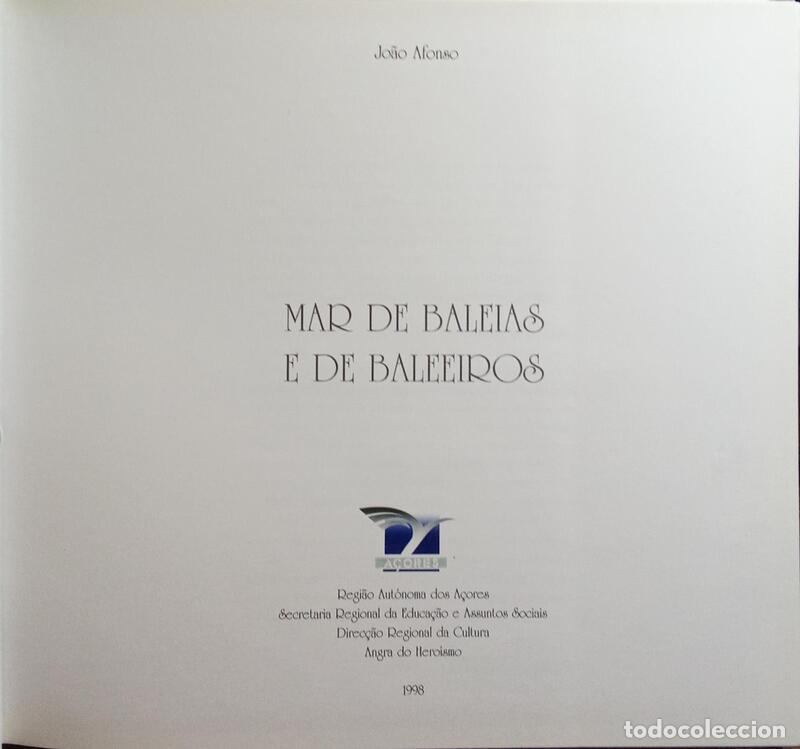 Libros: JO&Atilde;O AFONSO. - MAR DE BALEIAS E DE BALEEIROS. - Foto 2