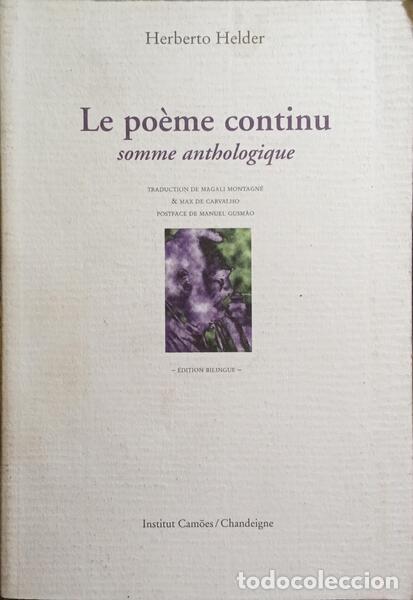 Libros: HELDER. (Herberto) - LE PO&Egrave;ME CONTINU. - Foto 1
