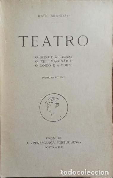 Libros: BRAND&Atilde;O. (Ra&uacute;l) - TEATRO: 1.&ordm; VOLUME. - Foto 2
