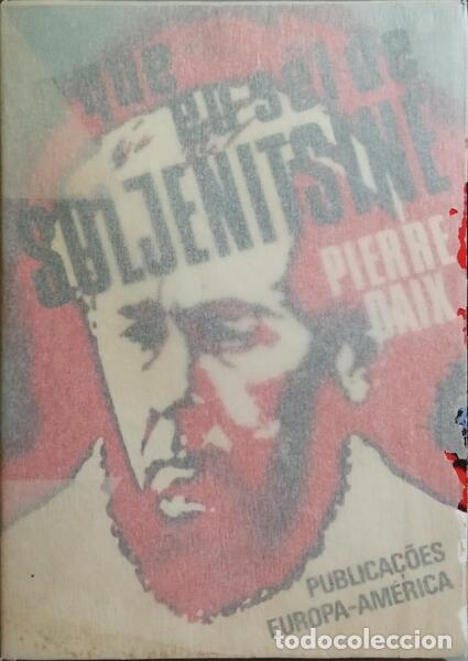 Libros: DAIX. (Pierre) - O QUE EU SEI DE SOLJENITSINE. - Foto 1