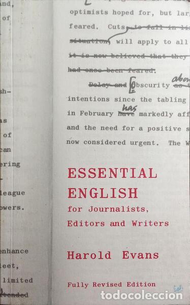 Libros: EVANS. (Harold) - ESSENTIAL ENGLISH. - Foto 1