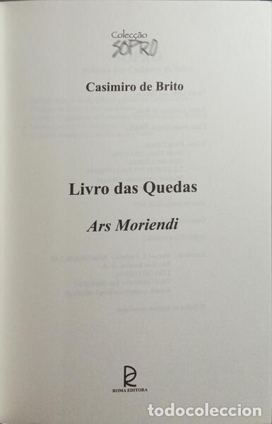 Libros: BRITO. (Casimiro de) - LIVROS DAS QUEDAS. - Foto 2