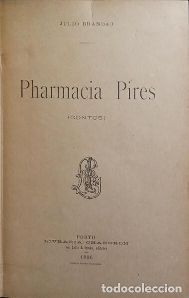 Libros: BRAND&Atilde;O. (J&uacute;lio) - PHARMACIA PIRES. - Foto 1