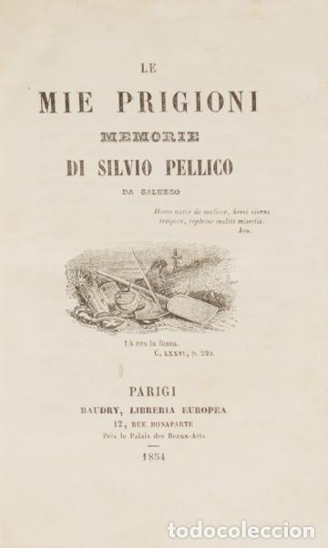 Libros: PELLICO. (Silvio) - LE MIE PRIGIONI. - Foto 2
