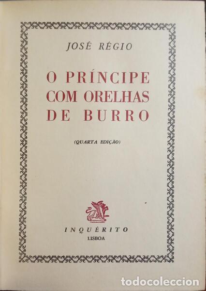 Libros: R&Eacute;GIO. (Jos&eacute;) - O PR&Iacute;NCIPE COM ORELHAS DE BURRO. - Foto 2