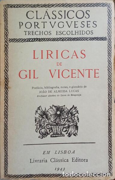 Libros: VICENTE. (Gil) - L&Iacute;RICAS. - Foto 1