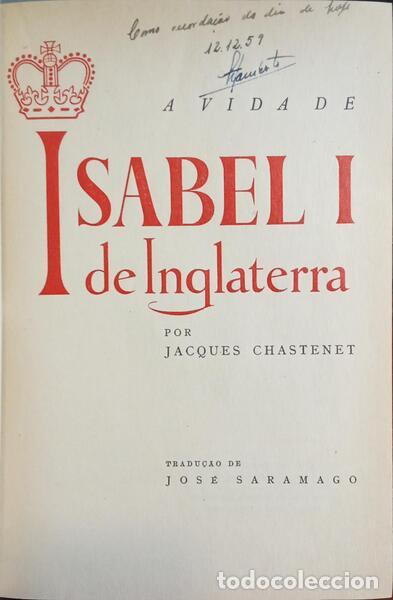 Libros: CHASTENET. (Jacques) - A VIDA DE ISABEL I DE INGLATERRA. - Foto 1