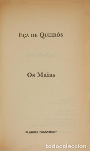 Libros: E&Ccedil;A DE QUEIROZ. (Jos&eacute; Maria de) - OS MAIAS. [2 VOLS.] - Foto 1