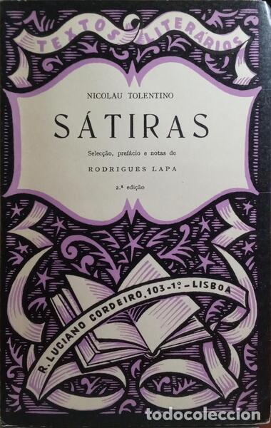 Libros: TOLENTINO. (Nicolau) - S&Aacute;TIRAS. [2.&ordf; EDI&Ccedil;&Atilde;O] - Foto 1