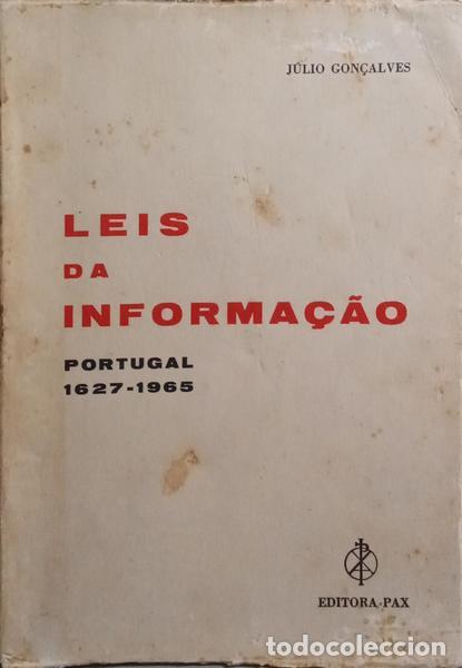 Libros: GON&Ccedil;ALVES. (J&uacute;lio) - LEIS DA INFORMA&Ccedil;&Atilde;O. - Foto 1