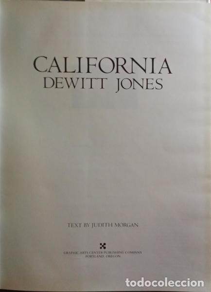 Libros: JONES. (Dewitt) e Judith Morgan. - CALIFORNIA. - Foto 2