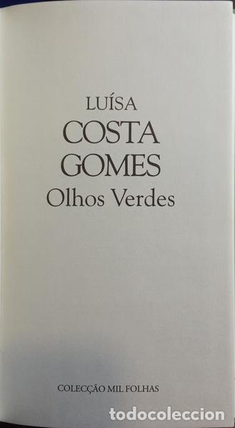 Libros: COSTA GOMES. (Lu&iacute;sa) - OLHOS VERDES. - Foto 2