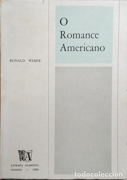 Libros: WEBER. (Ronald) - O ROMANCE AMERICANO. - Foto 1