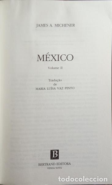 Libros: MICHENER. (James A.) - M&Eacute;XICO. [2 VOLS.] - Foto 2