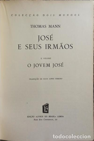 Libros: MANN. (Thomas) - JOS&Eacute; E SEUS IRM&Atilde;OS. [4 VOLS.] - Foto 2