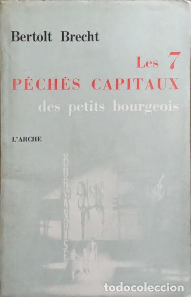 Libros: BRECHT. (Bertolt) - LES SEPT P&Eacute;CH&Eacute;S CAPITAUX DES PETITS BOURGEOIS. - Foto 1