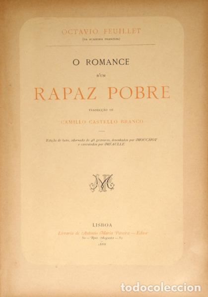 Libros: FEUILLET. (Octave) - O ROMANCE D&#39;UM RAPAZ POBRE. - Foto 1