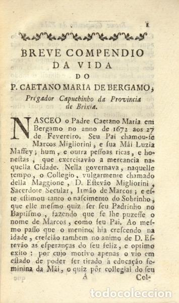 Libros: BERGAMO. (Padre Caetano Maria de) - A HUMILDADE DO CORA&Ccedil;&Atilde;O, IDEADA EM PENSAMENTOS, E AFFECTOS PARA E - Foto 2