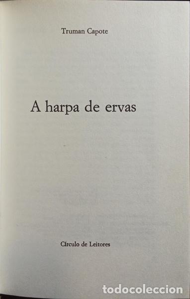 Libros: CAPOTE. (Truman) - A HARPA DE ERVAS. - Foto 2