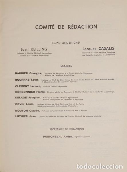 Libros: KEILLING. (Jean), Marcel Martin e Jacques Casalis. - TECHNIQUES AGRICOLES. [6 VOLS.] - Foto 2