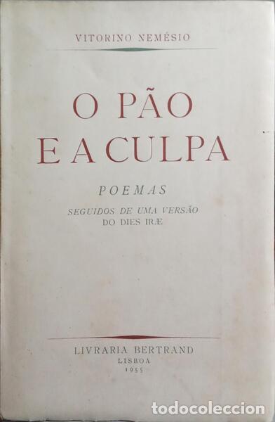 Libros: NEM&Eacute;SIO. (Vitorino) - O P&Atilde;O E A CULPA. - Foto 1