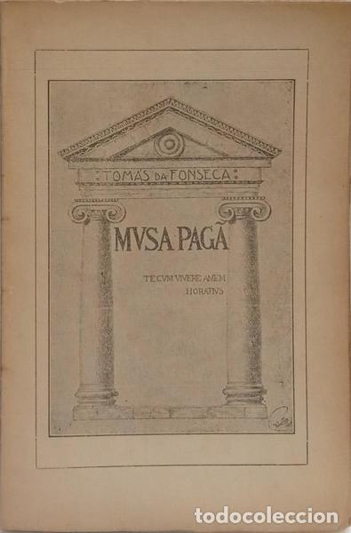 Libros: FONSECA. (Tom&aacute;s da) - MUSA PAG&Atilde;. - Foto 1