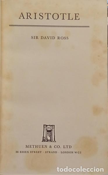 Libros: ROSS. (David) - ARISTOTLE. - Foto 1