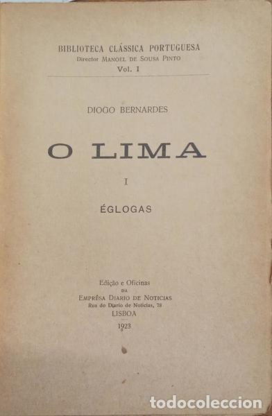 Libros: BERNARDES. (Diogo) - O LIMA. - Foto 2