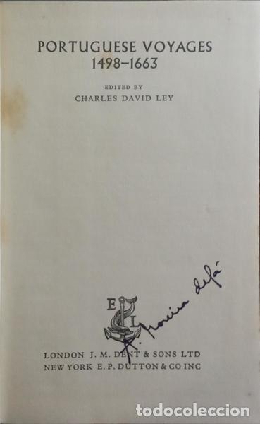 Libros: LEY. (Charles David) - PORTUGUESE VOYAGES, 1498-1663. - Foto 2