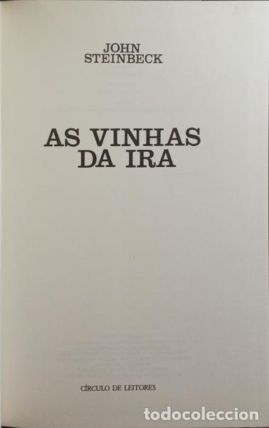 Libros: STEINBECK. (John) - AS VINHAS DA IRA. [ENC.] - Foto 2