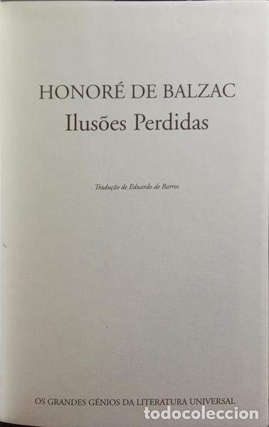 Libros: BALZAC. (Honor&eacute; de) - ILUS&Otilde;ES PERDIDAS. - Foto 2
