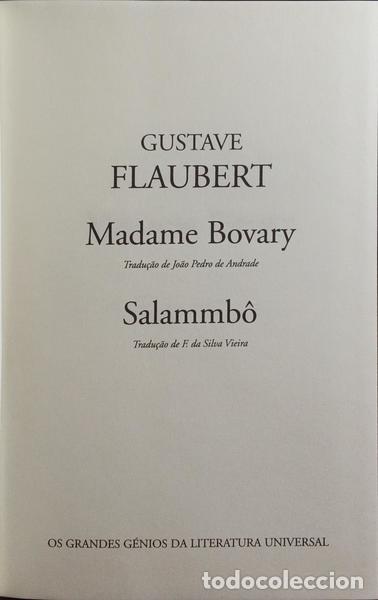 Libros: FLAUBERT. (Gustave) - MADAME BOVARY. SALAMMB&Ocirc;. - Foto 2