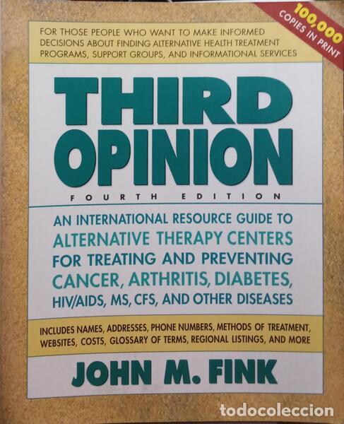 Libros: FINK. (John M.) - THIRD OPINION. - Foto 1