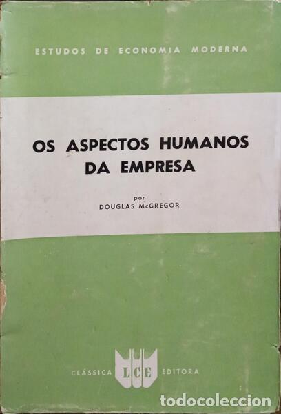 Libros: MCGREGOR. (Douglas) - OS ASPECTOS HUMANOS DA EMPRESA. - Foto 1