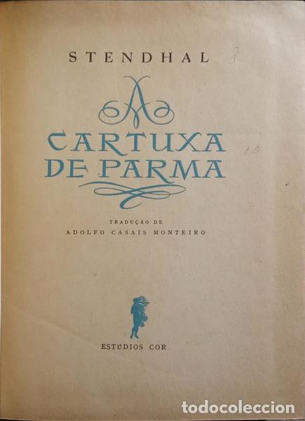 Libros: STENDHAL. (Henri-Marie Beyle) - A CARTUXA DE PARMA. - Foto 1