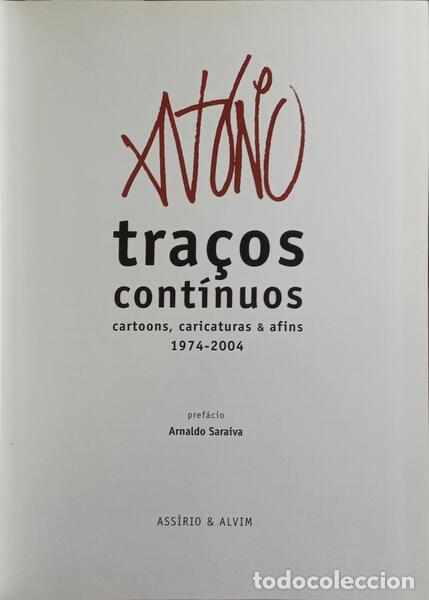 Libros: MOREIRA ANTUNES. (Ant&oacute;nio) - TRA&Ccedil;OS CONT&Iacute;NUOS. - Foto 2