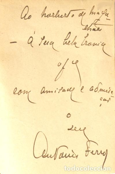 Libros: FERRO. (Ant&oacute;nio) - COLETTE, COLETTE WILLY, COLETTE. [DED. AUTOR] - Foto 2
