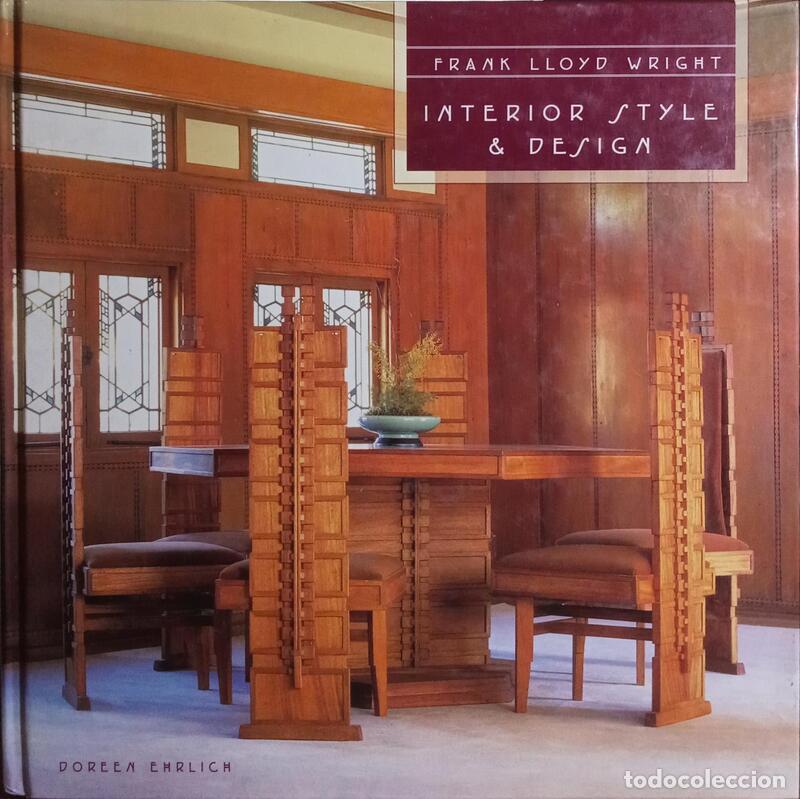 Libros: WRIGHT. (Frank Lloyd) - INTERIOR STYLE & DESIGN. - Foto 1