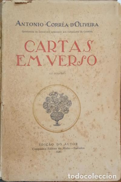 Libros: CORR&Ecirc;A DE OLIVEIRA. (Ant&oacute;nio) - CARTAS EM VERSO. [1.&ordm; VOLUME] - Foto 2