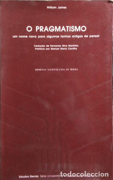 Libros: JAMES. (William) - O PRAGMATISMO. - Foto 1