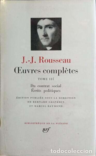 Libros: ROUSSEAU. (Jean-Jacques) - CEUVRES COMPL&Egrave;TES. [2 VOLS.] - Foto 3