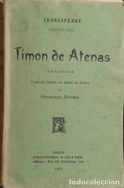 Libros: SHAKESPEARE. (William) - TIMON DE ATENAS. - Foto 1