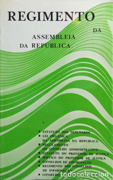Libros: REGIMENTO DA ASSEMBLEIA DA REP&Uacute;BLICA. - Foto 1
