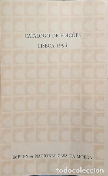 Libros: CAT&Aacute;LOGO DE EDI&Ccedil;&Otilde;ES, LISBOA 1994. - Foto 1