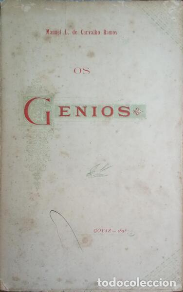 Libros: CARVALHO RAMOS. (Manuel Lopes de) - OS GENIOS. - Foto 1